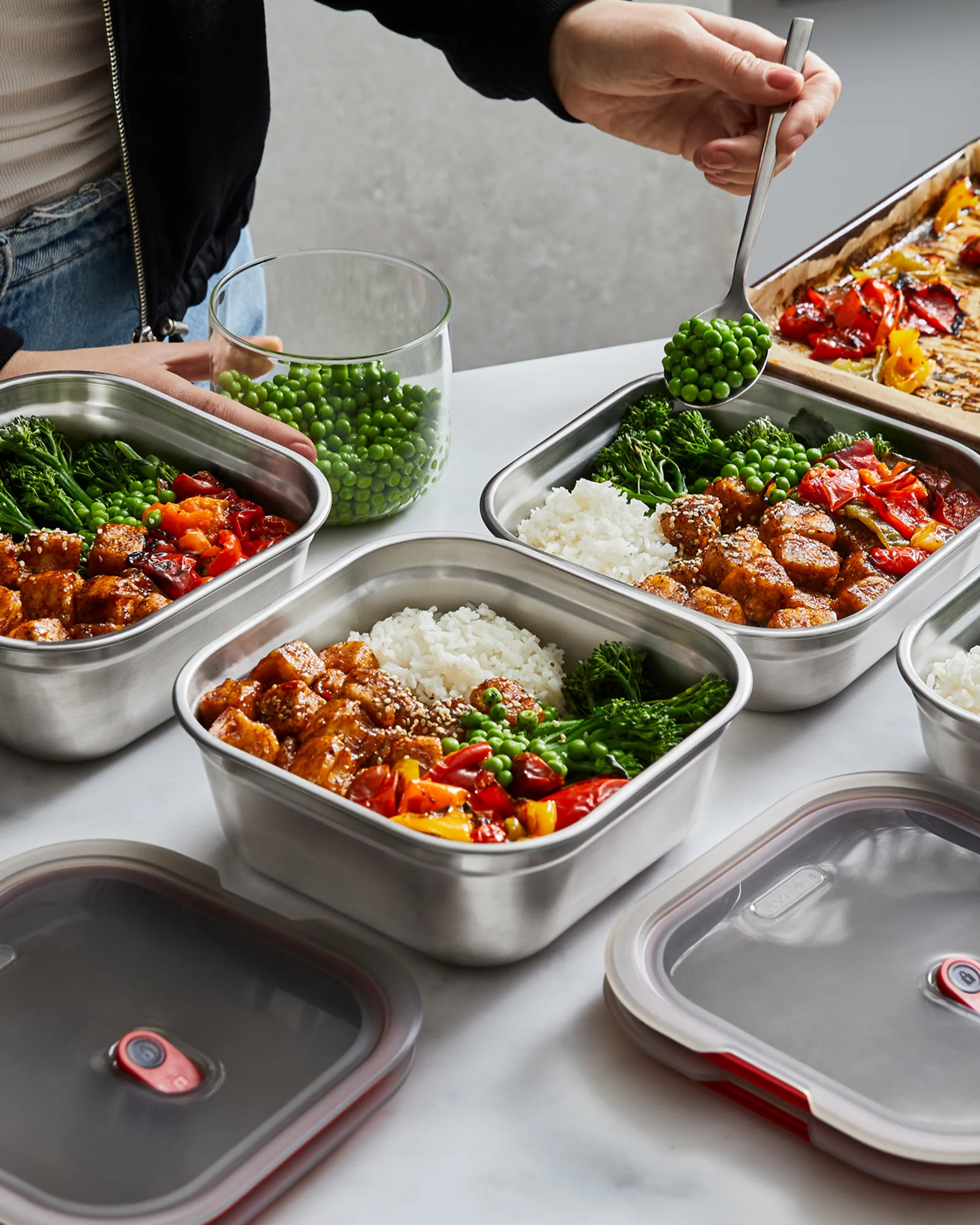 MEAL PREP SQUARE BOX SET X5 - Image 2