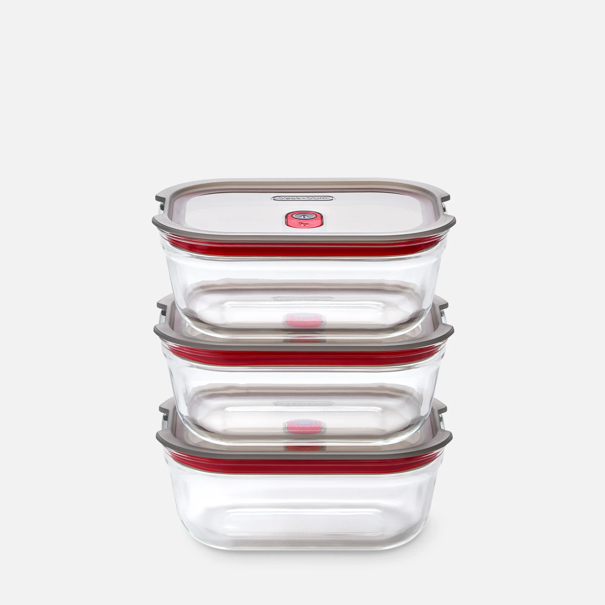 STACK + NEST GLASS FOOD CONTAINERS X3 - Image 7